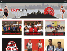 Tablet Screenshot of baycitybasketball.com